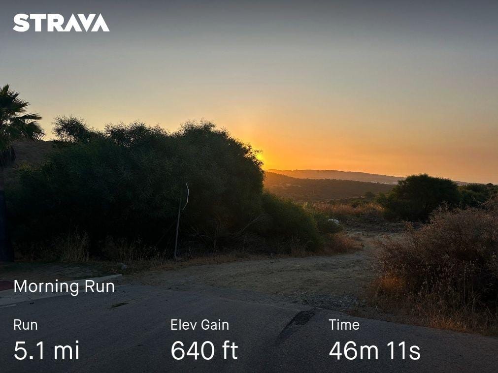 Morning run 🏃‍♂️